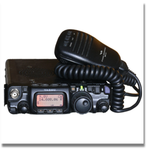 YAESU FT-817D RADIO
The world’s first self-contained, battery-powered, Multi-mode Portable Transceiver covering the HF, VHF, and UHF bands! Despite its incredibly small size (5.3" x 1.5" x 6.5"), the FT-817 delivers big performance! Its next-generagion PA puts out five watts on all HF bands, plus the 50 MHz, 144 MHz, and 430 MHz bands, on all popular operating modes: USB/LSB/CW/AM/FM/Packet/PSK-31/RTTY. Now the 817 legacy is even better with the introduction of the FT-817ND, which includes coverage of the U.S. 60-meter (5 MHz) band, and it also includes a 1400 mAh NiMH Battery pack (FNB-85) and NC-72B Charger YAESU FT-817D RADIO
The world’s first self-contained, battery-powered, Multi-mode Portable Transceiver covering the HF, VHF, and UHF bands! Despite its incredibly small size (5.3" x 1.5" x 6.5"), the FT-817 delivers big performance! Its next-generagion PA puts out five watts on all HF bands, plus the 50 MHz, 144 MHz, and 430 MHz bands, on all popular operating modes: USB/LSB/CW/AM/FM/Packet/PSK-31/RTTY. Now the 817 legacy is even better with the introduction of the FT-817ND, which includes coverage of the U.S. 60-meter (5 MHz) band, and it also includes a 1400 mAh NiMH Battery pack (FNB-85) and NC-72B Charger